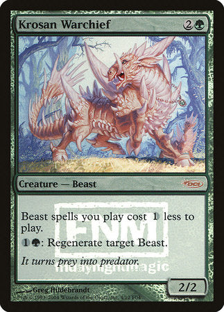 Krosan Warchief [Friday Night Magic 2004] | Dumpster Cat Games
