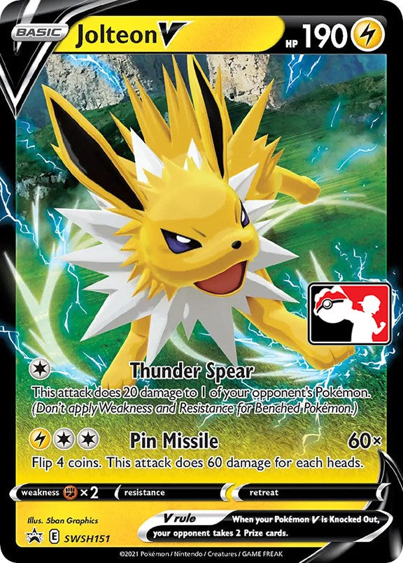 Jolteon V (SWSH151) [Prize Pack Series One] | Dumpster Cat Games