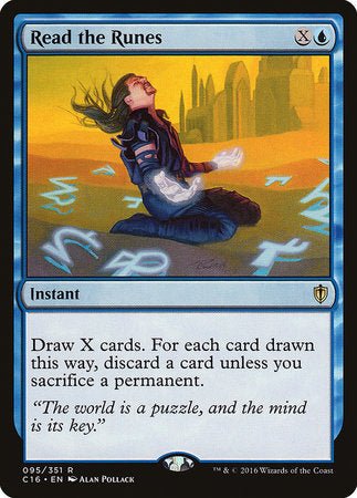 Read the Runes [Commander 2016] | Dumpster Cat Games