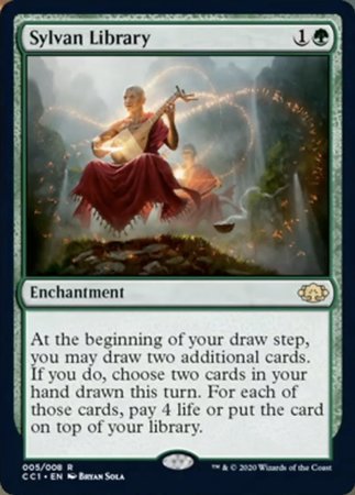 Sylvan Library [Commander Collection: Green] | Dumpster Cat Games
