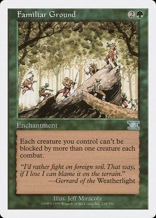 Familiar Ground [Classic Sixth Edition] | Dumpster Cat Games