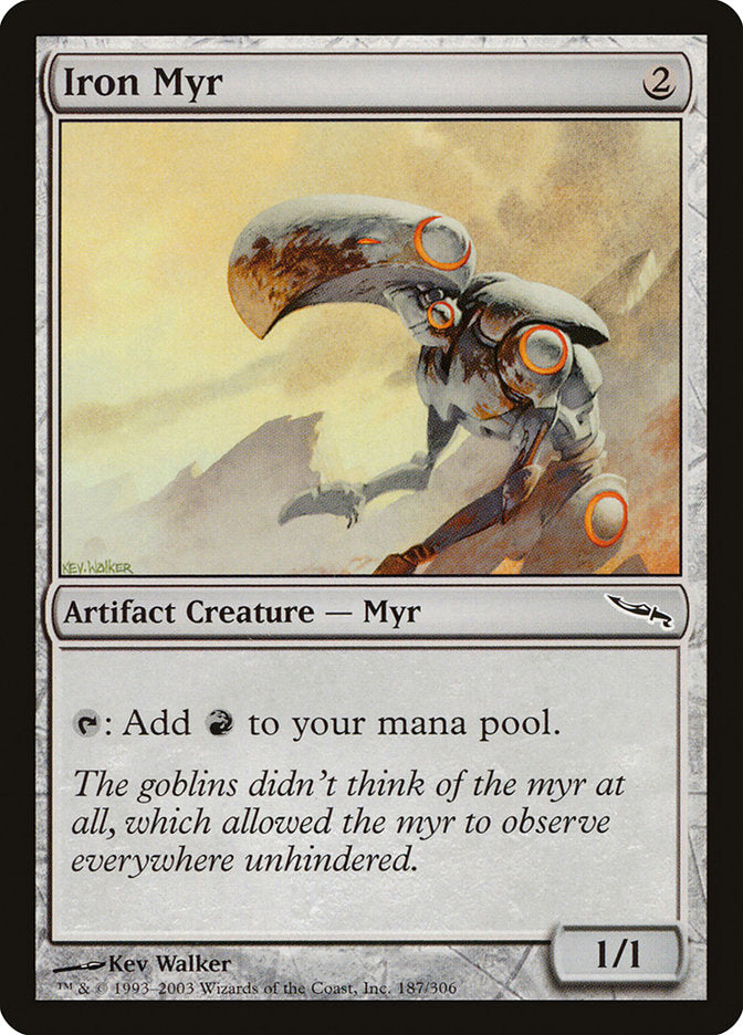 Iron Myr [Mirrodin] | Dumpster Cat Games