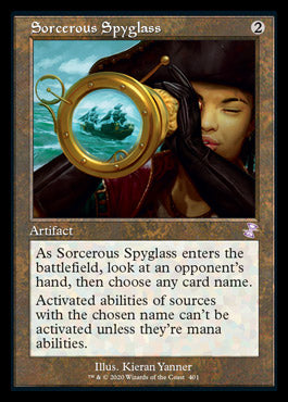 Sorcerous Spyglass (Timeshifted) [Time Spiral Remastered] | Dumpster Cat Games