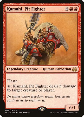Kamahl, Pit Fighter [Duel Decks: Mind vs. Might] | Dumpster Cat Games