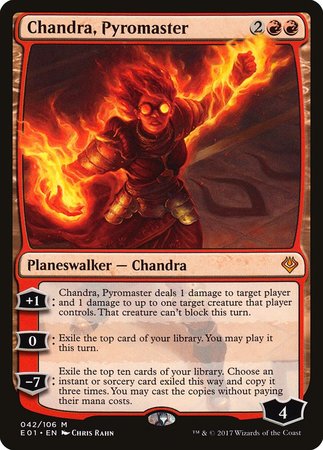 Chandra, Pyromaster [Archenemy: Nicol Bolas] | Dumpster Cat Games