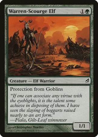 Warren-Scourge Elf [Lorwyn] | Dumpster Cat Games