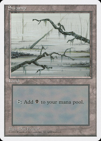 Swamp (C) [Fourth Edition] | Dumpster Cat Games