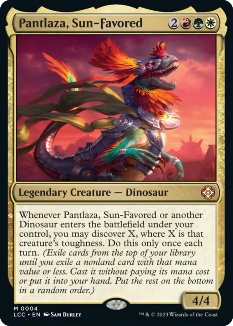 Pantlaza, Sun-Favored [The Lost Caverns of Ixalan Commander] | Dumpster Cat Games