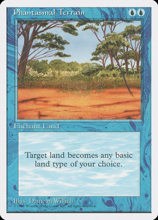 Phantasmal Terrain [Fourth Edition] | Dumpster Cat Games