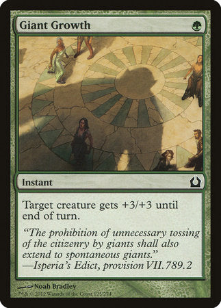 Giant Growth [Return to Ravnica] | Dumpster Cat Games