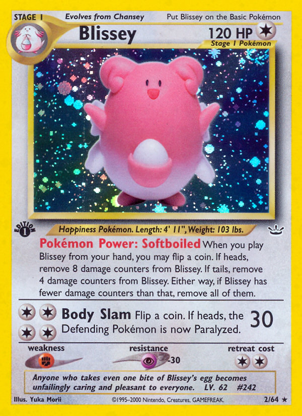 Blissey (2/64) [Neo Revelation 1st Edition] | Dumpster Cat Games