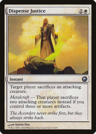 Dispense Justice [Scars of Mirrodin] | Dumpster Cat Games
