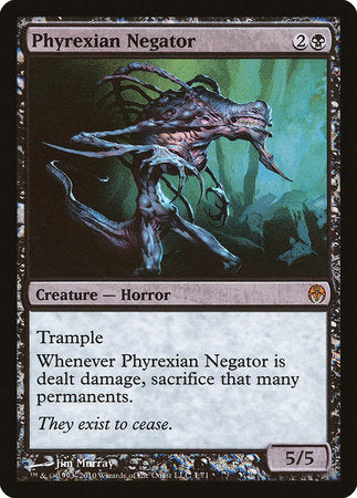 Phyrexian Negator [Duel Decks: Phyrexia vs. the Coalition] | Dumpster Cat Games