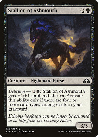 Stallion of Ashmouth [Shadows over Innistrad] | Dumpster Cat Games