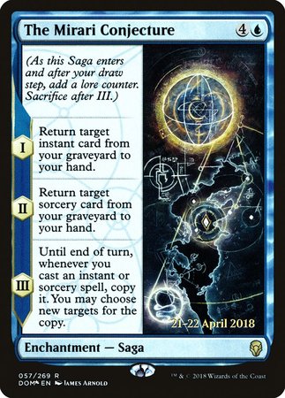 The Mirari Conjecture [Dominaria Promos] | Dumpster Cat Games
