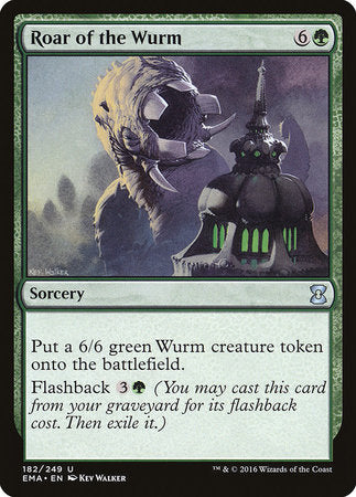 Roar of the Wurm [Eternal Masters] | Dumpster Cat Games