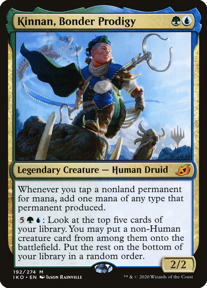 Kinnan, Bonder Prodigy (Promo Pack) [Ikoria: Lair of Behemoths Promos] | Dumpster Cat Games