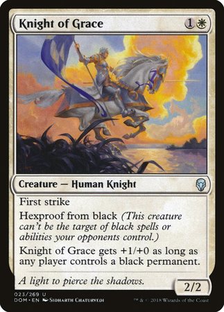 Knight of Grace [Dominaria] | Dumpster Cat Games