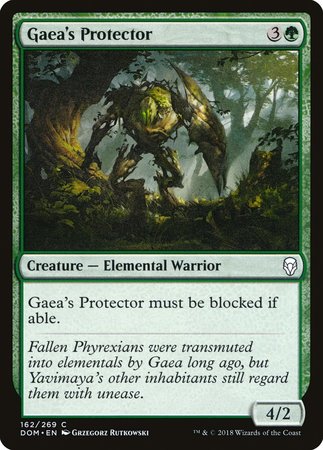 Gaea's Protector [Dominaria] | Dumpster Cat Games