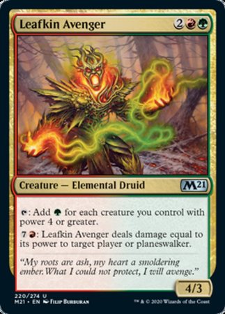 Leafkin Avenger [Core Set 2021] | Dumpster Cat Games