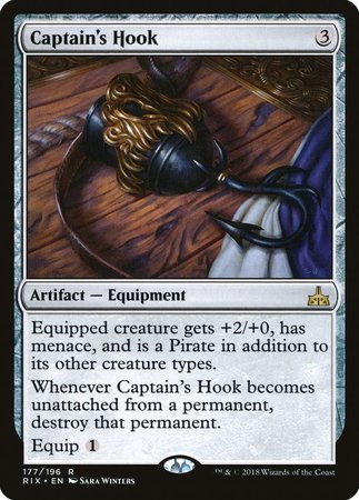 Captain's Hook [Rivals of Ixalan] | Dumpster Cat Games