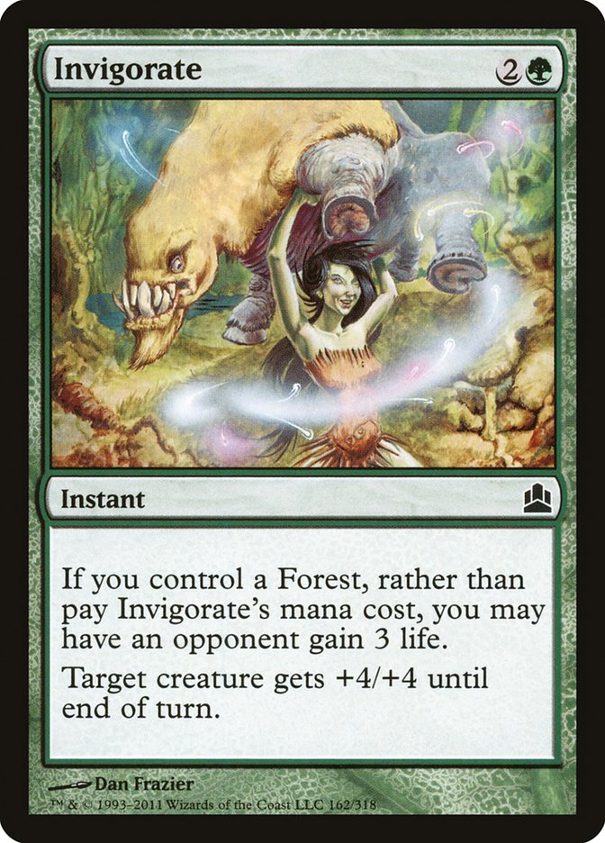 Invigorate [Commander 2011] | Dumpster Cat Games