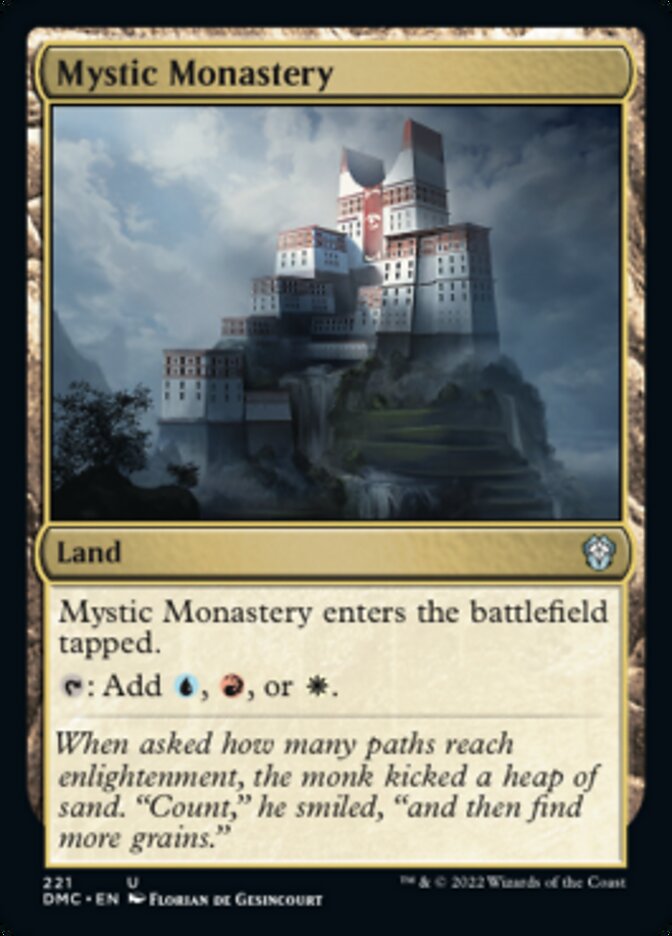 Mystic Monastery [Dominaria United Commander] | Dumpster Cat Games