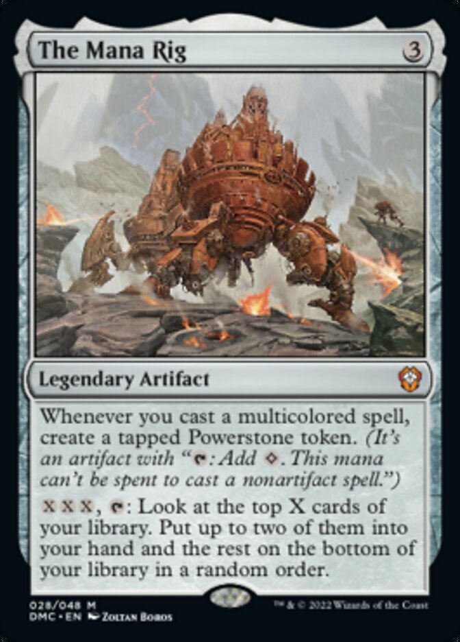 The Mana Rig [Dominaria United Commander] | Dumpster Cat Games