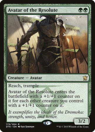 Avatar of the Resolute [Dragons of Tarkir] | Dumpster Cat Games