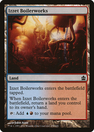 Izzet Boilerworks [Commander 2011] | Dumpster Cat Games