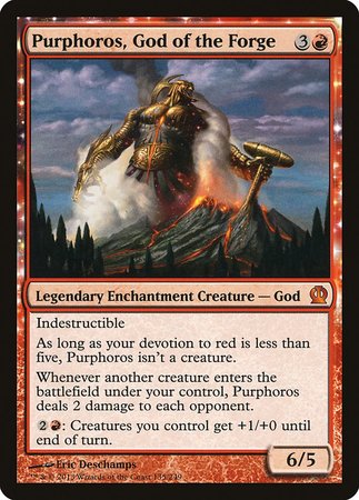 Purphoros, God of the Forge [Theros] | Dumpster Cat Games
