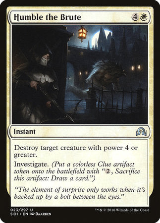 Humble the Brute [Shadows over Innistrad] | Dumpster Cat Games