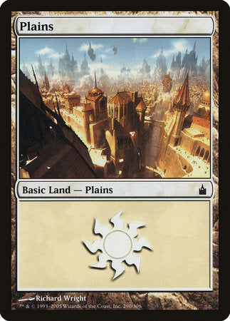 Plains (290) [Ravnica: City of Guilds] | Dumpster Cat Games