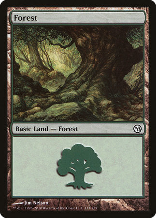 Forest (113) [Duels of the Planeswalkers] | Dumpster Cat Games