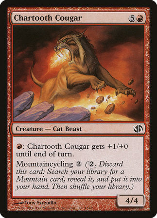 Chartooth Cougar [Duel Decks: Jace vs. Chandra] | Dumpster Cat Games