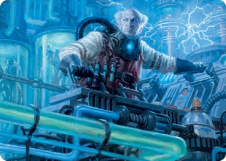 Ludevic, Necrogenius Art Card [Innistrad: Midnight Hunt Art Series] | Dumpster Cat Games