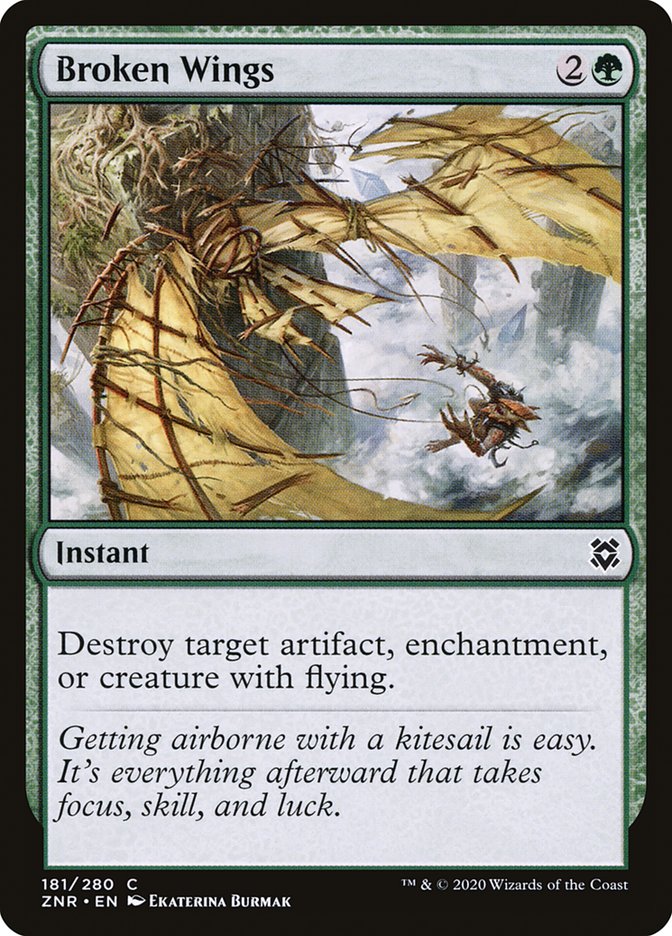 Broken Wings [Zendikar Rising] | Dumpster Cat Games