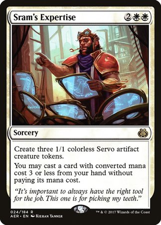 Sram's Expertise [Aether Revolt] | Dumpster Cat Games