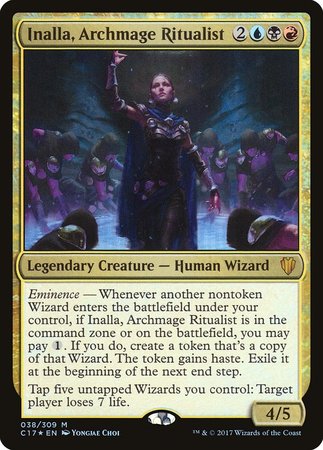 Inalla, Archmage Ritualist [Commander 2017] | Dumpster Cat Games