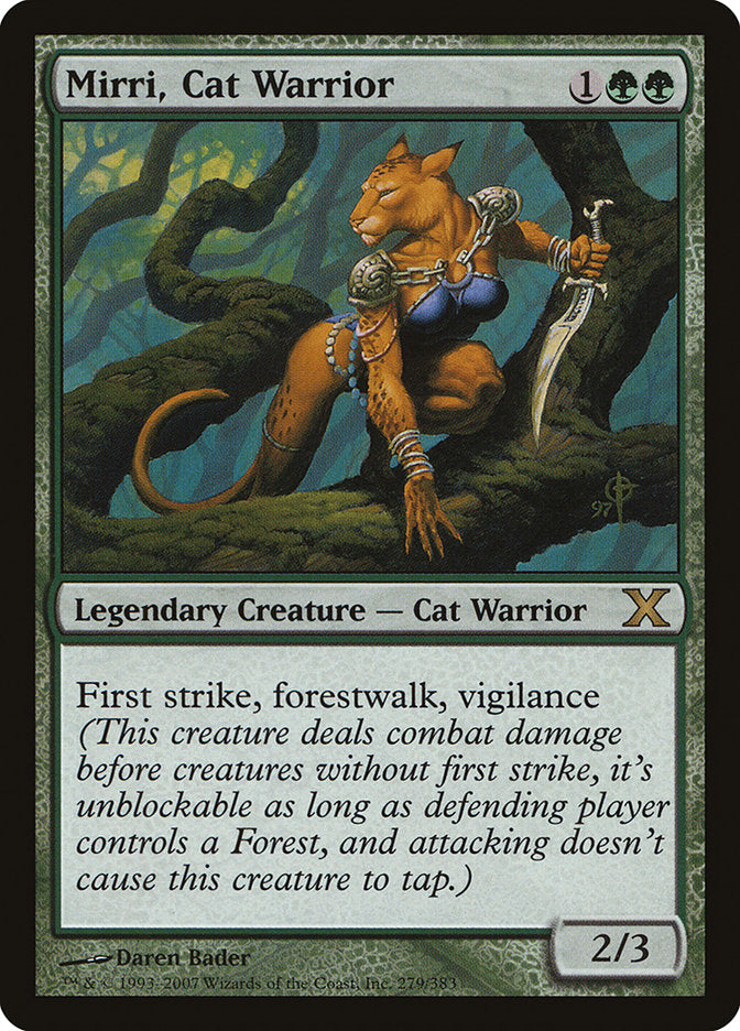 Mirri, Cat Warrior [Tenth Edition] | Dumpster Cat Games