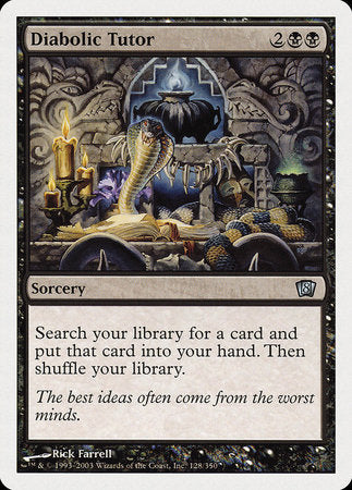 Diabolic Tutor [Eighth Edition] | Dumpster Cat Games