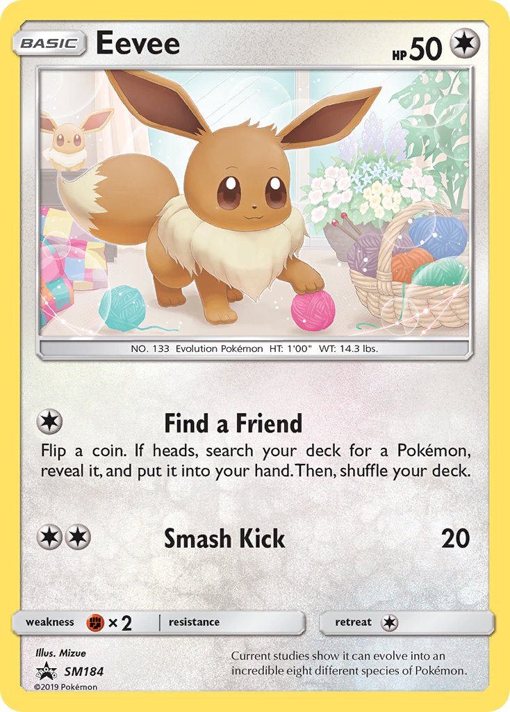 Eevee (SM184) [Sun & Moon: Black Star Promos] | Dumpster Cat Games