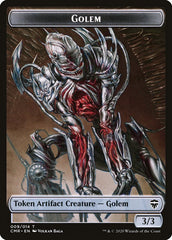 Golem // Zombie Token [Commander Legends Tokens] | Dumpster Cat Games