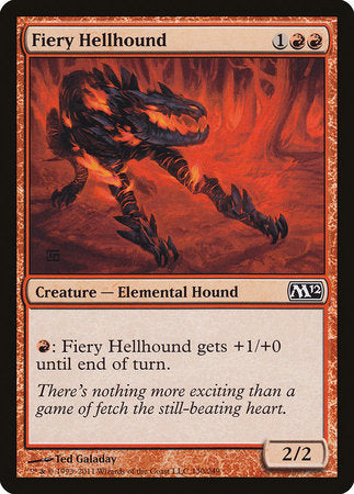 Fiery Hellhound [Magic 2012] | Dumpster Cat Games