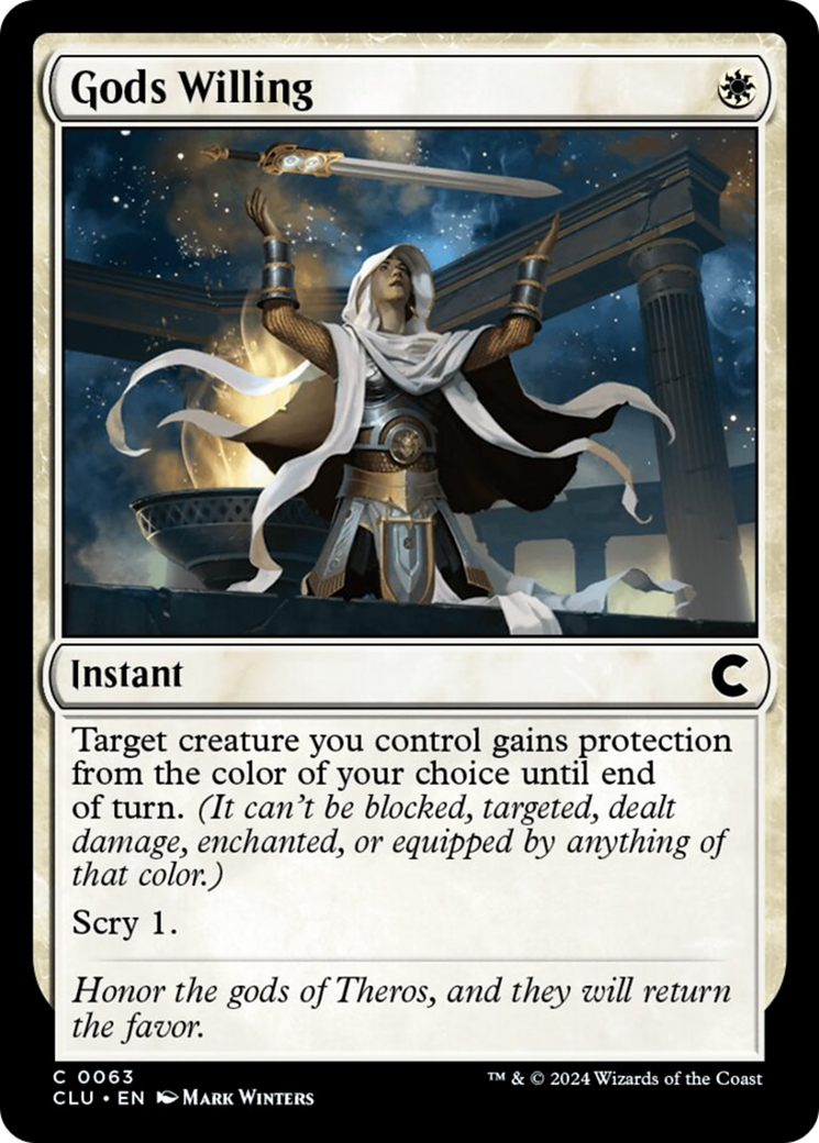 Gods Willing [Ravnica: Clue Edition] | Dumpster Cat Games
