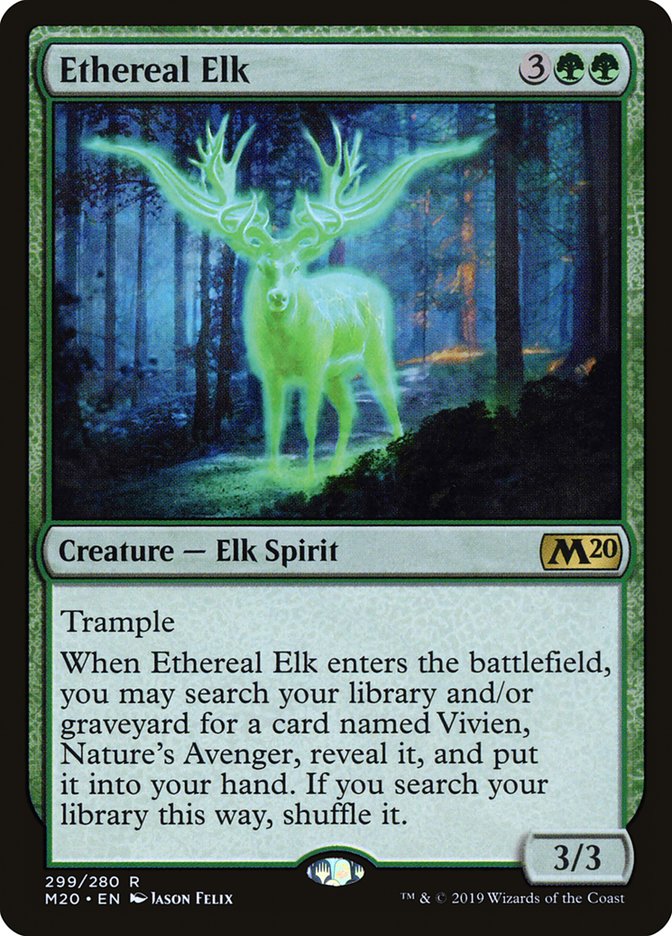 Ethereal Elk [Core Set 2020] | Dumpster Cat Games