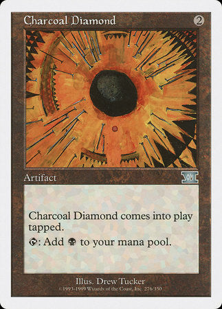 Charcoal Diamond [Classic Sixth Edition] | Dumpster Cat Games