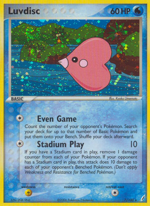 Luvdisc (7/100) [EX: Crystal Guardians] | Dumpster Cat Games
