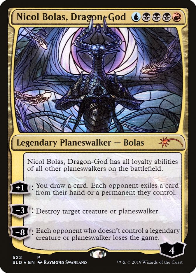 Nicol Bolas, Dragon-God (Stained Glass) [Secret Lair Drop Promos] | Dumpster Cat Games
