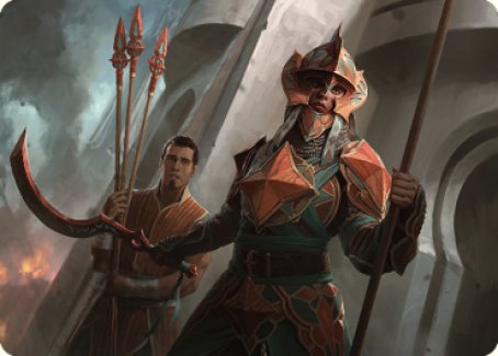 Siege Veteran Art Card [The Brothers' War Art Series] | Dumpster Cat Games